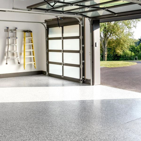A garage floor finished by Garage Force Austin West